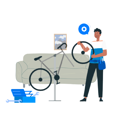 Bicycle Service at Home